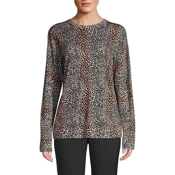 Equipment Raydon Animal-Print Wool Sweater - Picture 2 of 10